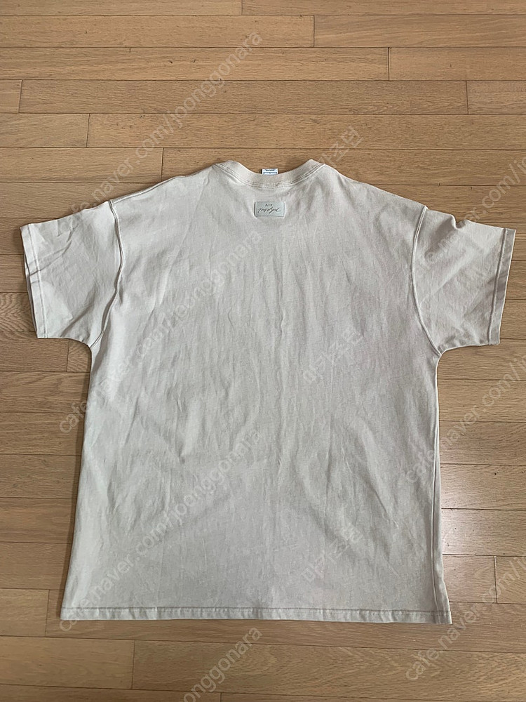 [XL] 나이키 랩 x 피어오브갓 피오갓 웜업 반팔 티셔츠 오트밀 이미지