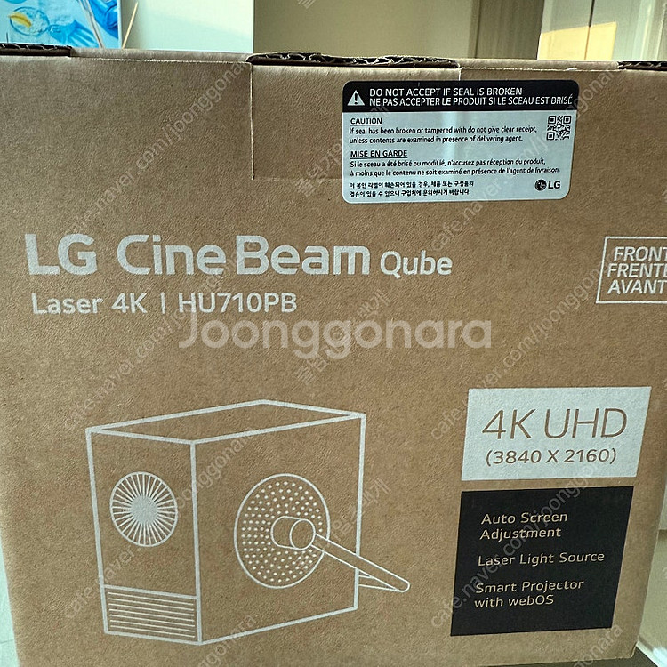 LG 시네빔 큐브 HU710PB 초소형 4K 빔프로젝터...--4