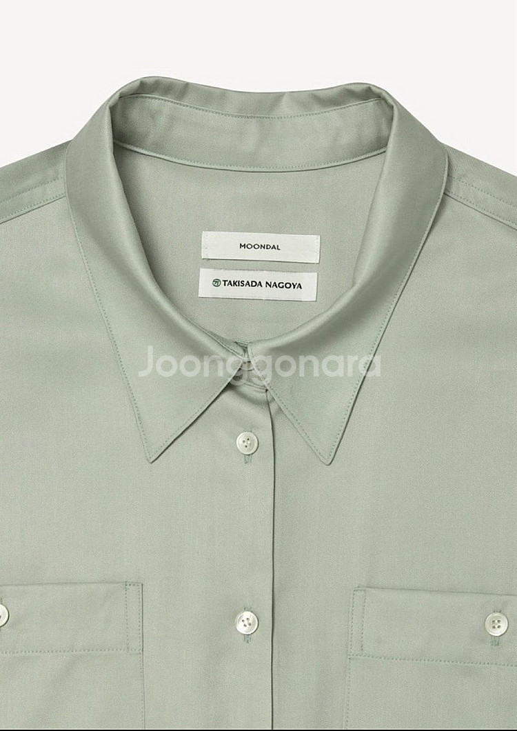 문달 Scene Shirt 셔츠 - 민트--2