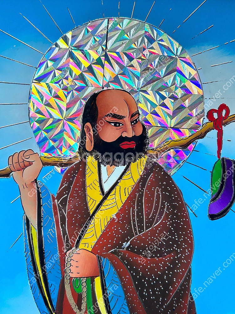 (가격내림) 불교 장식품 포대화상 달마대사 달마도 그림...--1