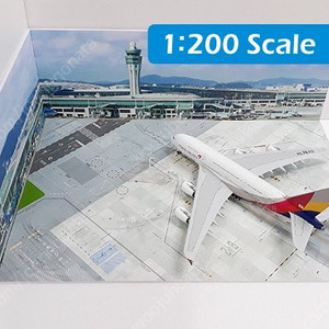 1:200 스케일 공항디오라마 "인천공항 248 주기장"