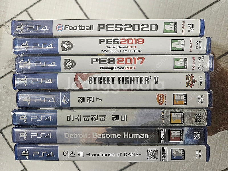 PS4 게임 판매(몬헌 월드/철권7/스파5/PES201...--0