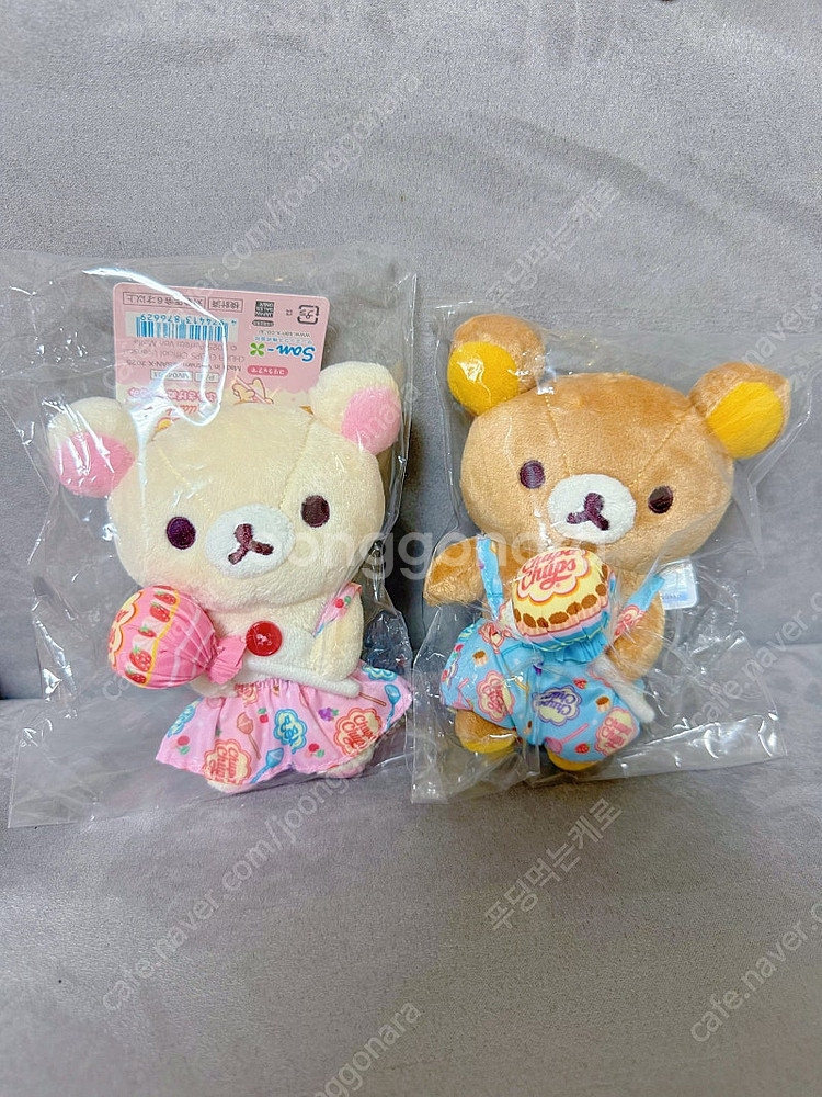 리락쿠마 츄파춥스 콜라보 인형 미개봉--0