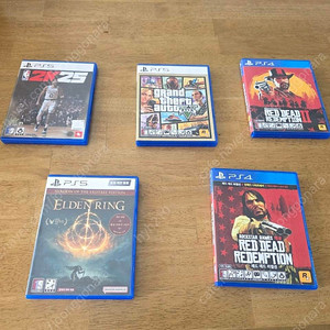 PS5 엘든링, GTA5, NBA2K25, PS4 레데리1, 레데리2 일괄 판매