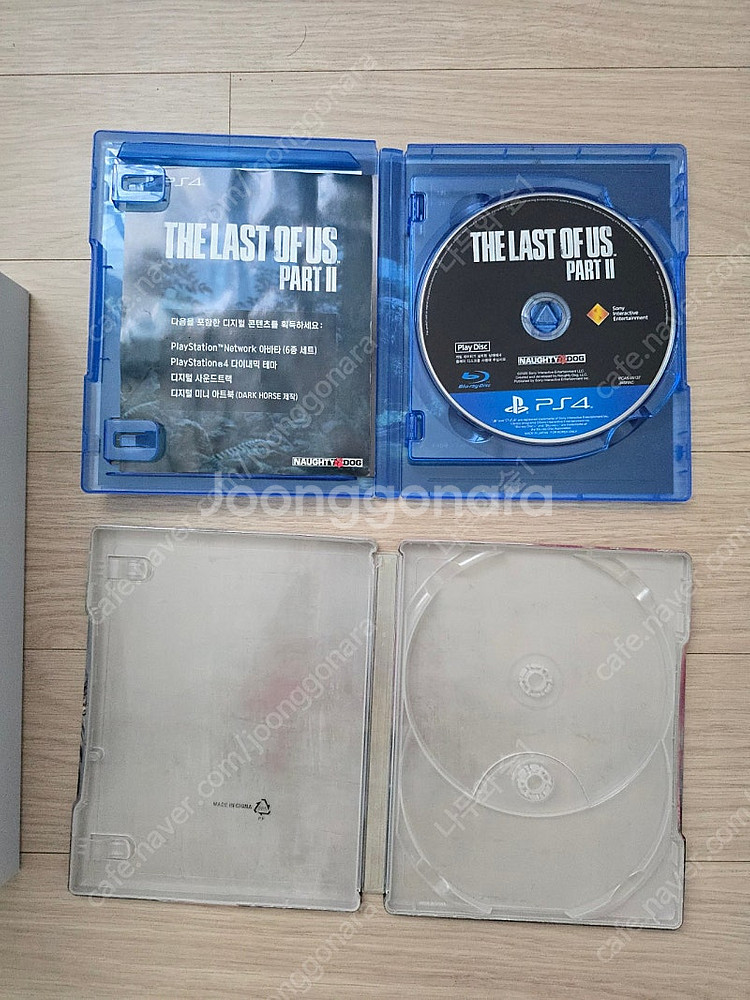 플스4(PS4) 라스트 오브 어스2 스틸북 버전+시디수...--1