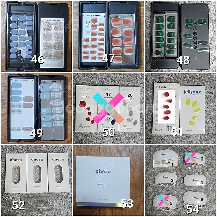 오호라 데싱디바 젤네일 젤페디 중고상품 판매해요--5