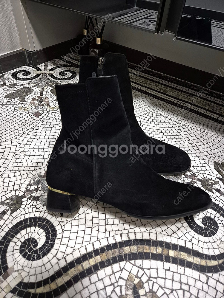 탠디 앵클부츠 스웨이드 가죽 부츠 255~260--1