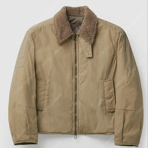 쿠어 왁스드 코튼 워싱 데크 봄버 샌드베이지 자켓