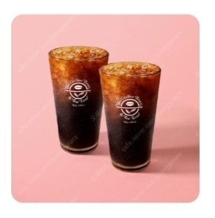 커피빈 아이스 아메리카노 S 2잔 모바일쿠폰--0