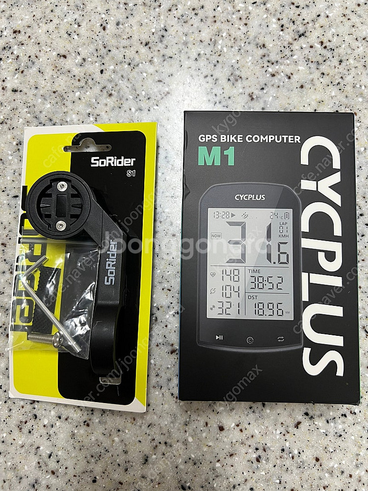 GPS 자전거 대화면 속도계 C타입 충전식 거치대 서비...--0