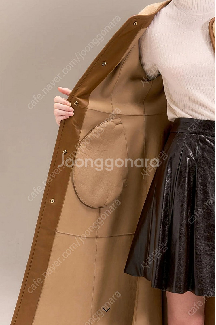 오브제 무스탕 새상품 절반가로 에눌--4