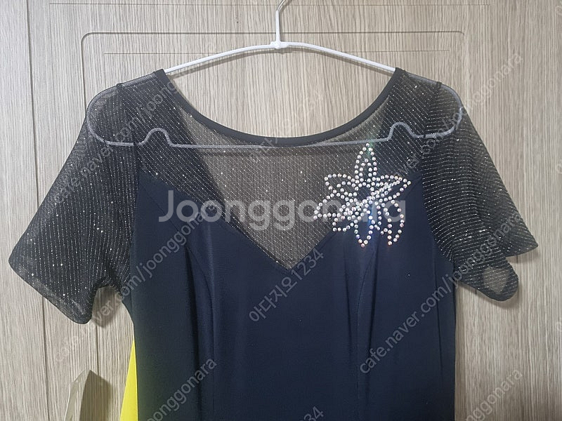 스포츠댄스 댄스복 드레스, 댄스복 티셔츠, 카라 스판 ...--5