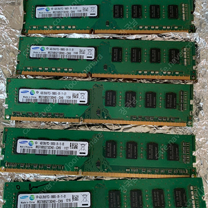 삼성램 DDR3 4GB 5개 일괄 1.5만
