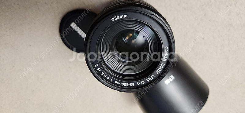 캐논 EF-S 55-250mm IS ii 렌즈 팝니다--4