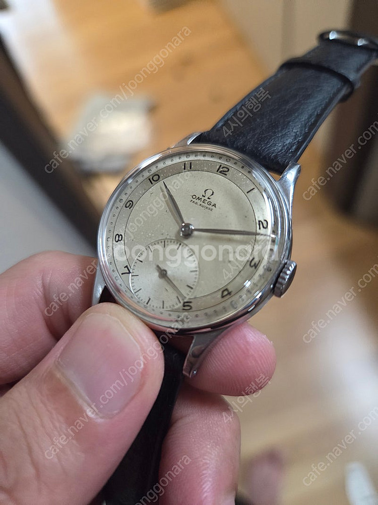 빈티지 오메가 cal265 수동시계 투톤 섹터 다이얼(...--5