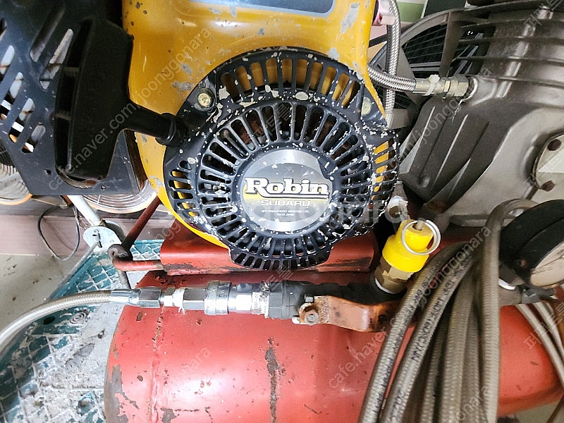 로빈 5마력 엔진콤프레샤--4