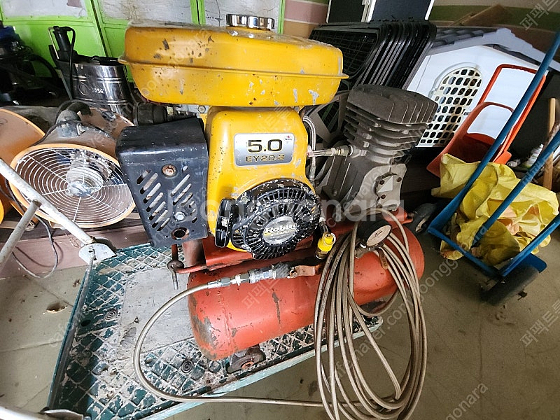 로빈 5마력 엔진콤프레샤--5