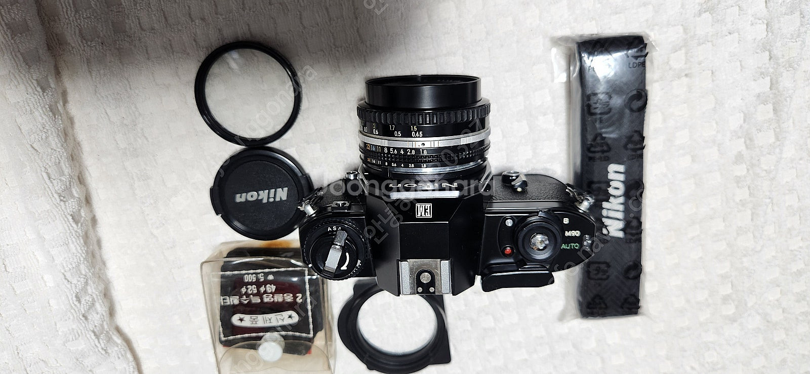 니콘EM(민트급),LR44 2개 전기능OK, NIKON...--1