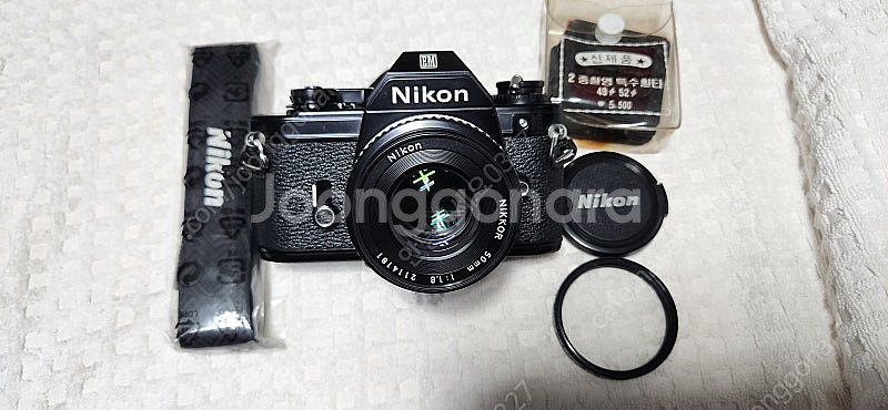 니콘EM(민트급),LR44 2개 전기능OK, NIKON...--0