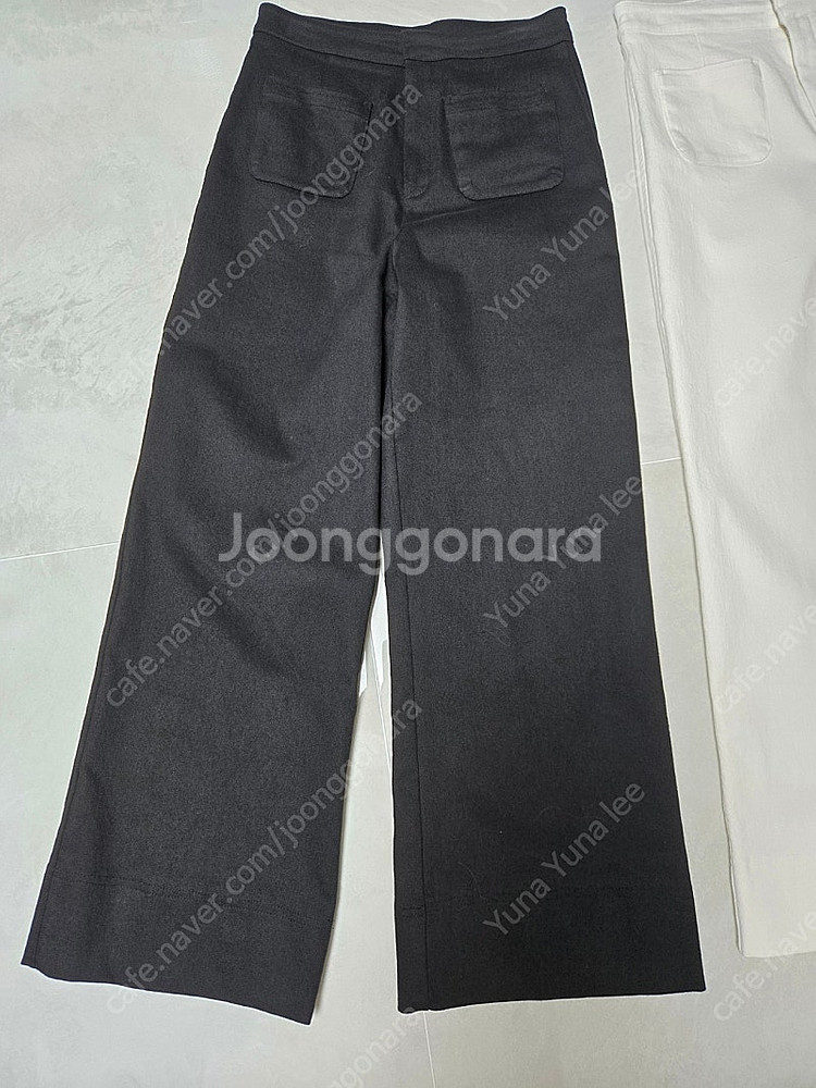 라밤바룸 포켓와이드팬츠 블랙, 아이보리 S--8