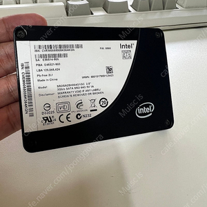 최상위 낸드 SLC 인텔SSD 64G