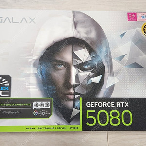 (미개봉) 갤럭시 GALAX 지포스 RTX 5080 WHITE OC D7 16GB