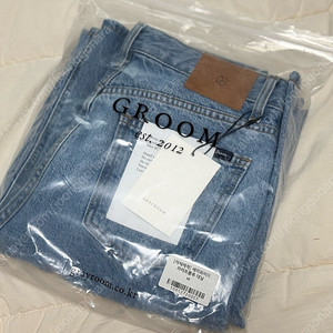 그레이룸 세미와이드 라이트블루 데님 M 새상품