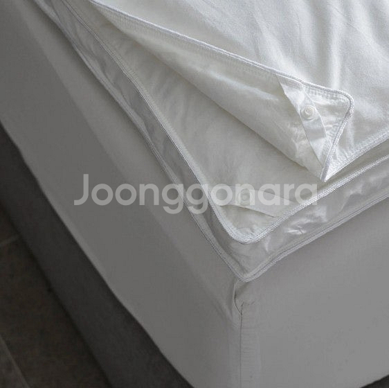 에이프릴앳홈 분리형 구스 다운 토퍼퀸 150X200--4