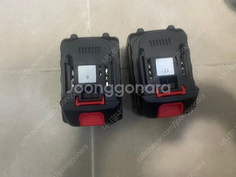 전동공구 전용 배터리 7.5암페어 2개 4만급처--0