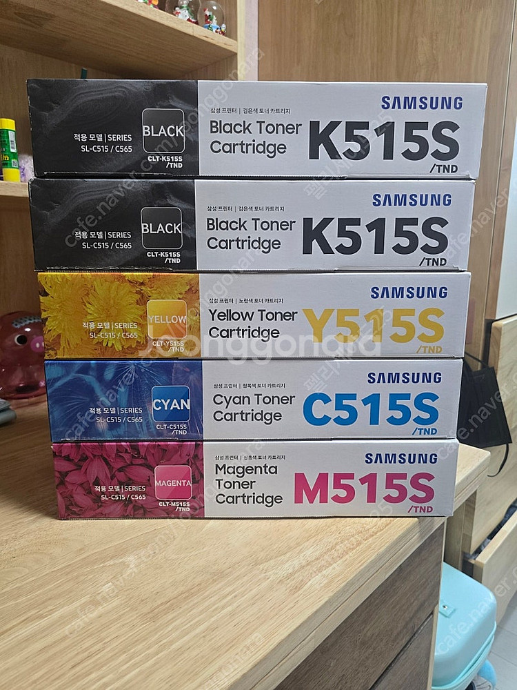 삼성정품토너 CLT-515S 4색한세트+검정색--0