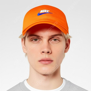 NIKE 나이키 빈티지 초레어 헤리티지86 오렌지/블루 볼캡 모자