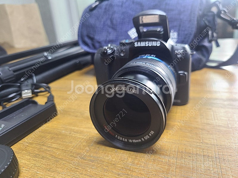 삼성 NX10 카메라 풀셑 상태 초극상 가방 삼각대 포...--2