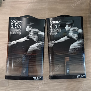 XIOM 탁구 라켓 5.5S 와 4.5P