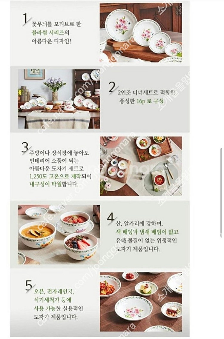 로얄슈미츠 블라썸 디너 2인용 16p 홈셋트--3