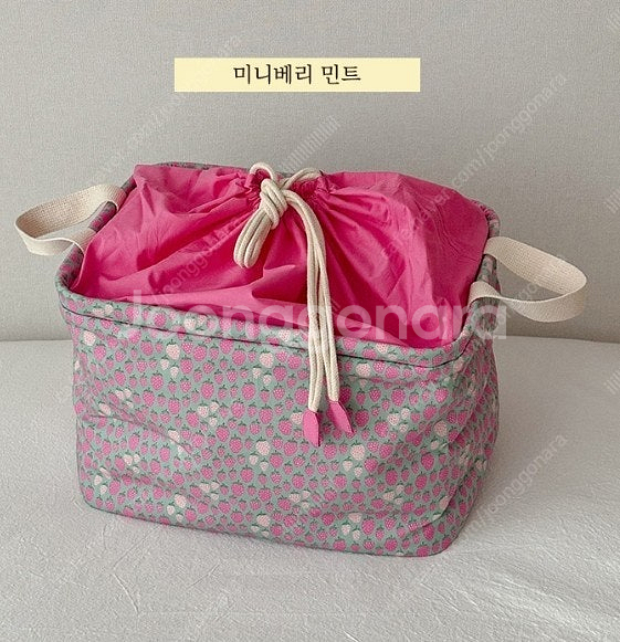 프레젠트프로젝트 스트링패브릭박스 미니베리민트s--0