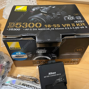 D5300 + 18-55 vr2 렌즈킷 풀박스