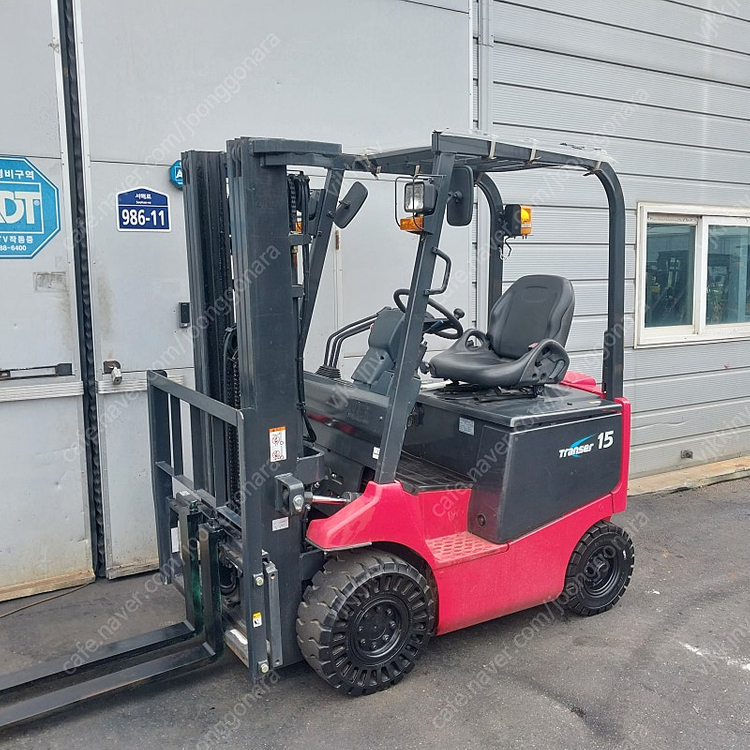 니찌유 전동지게차 1.5톤 싸이드쉬프트장착 3단4500MM 중고 FB15-77[신차수준] 이미지