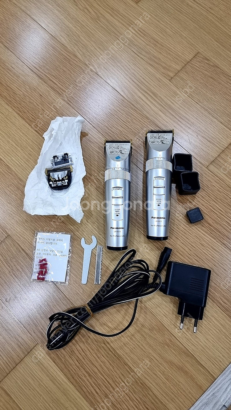 파나소닉 프로 바리깡 전문가용 이발기 2대 팝니다.(택...--6