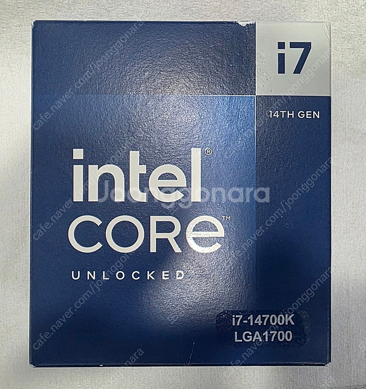 인텔 14세대 i7-14700K 정품 팝니다.--0