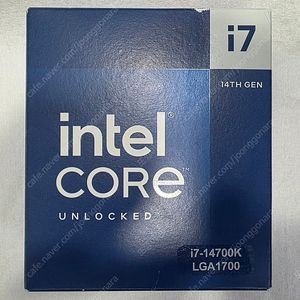 인텔 14세대 i7-14700K 정품 팝니다.