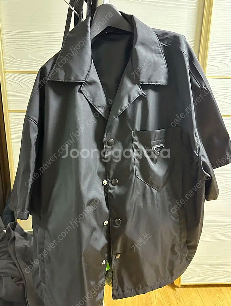 프라다 리나일론 반팔 셔츠 2XL,110--0