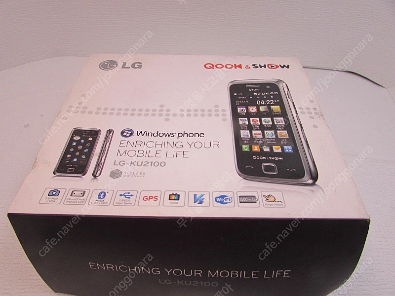 (소장용/미사용박스셋) 레일라폰 LG-KU2100 3G 윈도우폰 팝니다. 이미지