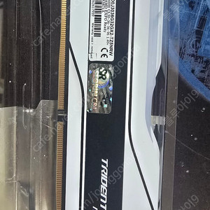 DDR5 64G(32G×2) 6000 CL30 TRIDENT Z5 NEO rgb j 화이트 세트