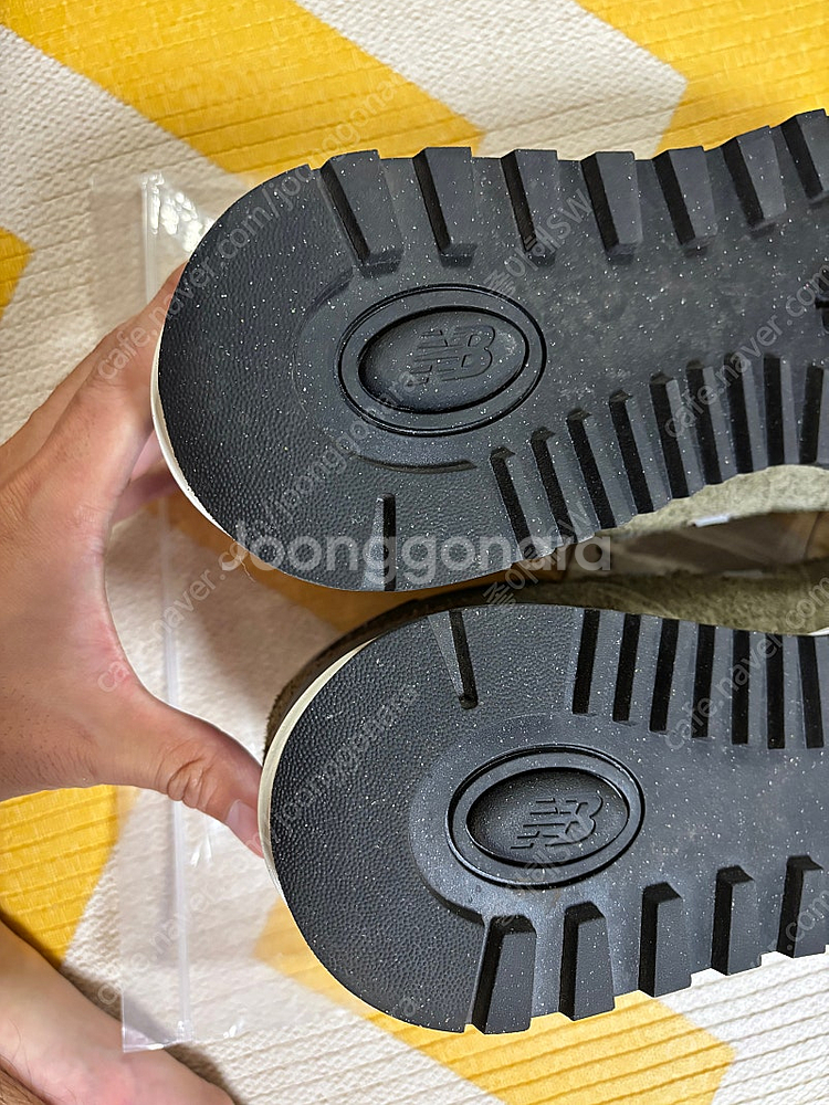 뉴발란스x스톤아일랜드574레거시 그린 285사이즈--3