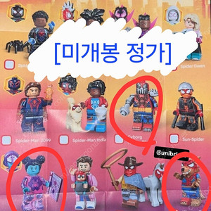 (미개봉 정가) 레고 71050 스파이더맨 유니버스 미니피규어