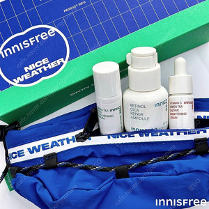 새상품 나이스웨더 콜라보 한정판 상품 굿즈 2개 세트판매