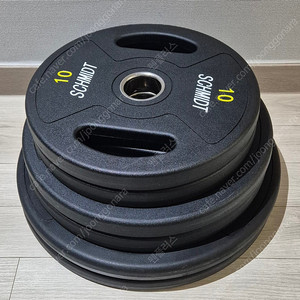 (택포) 90KG 슈미트 우레탄 중량 원판 바벨 플레이트