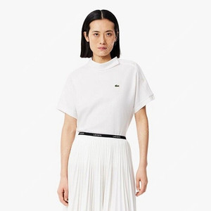 라코스테 릴랙스핏 숄더 카라 폴로 셔츠 화이트36 새상품