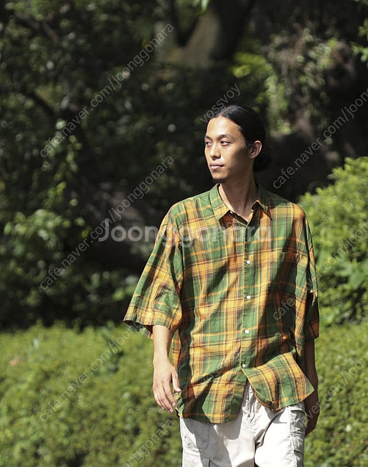 BEAMS JPN 빔즈 마드라스체크 워시드 릴랙스 이지...--2