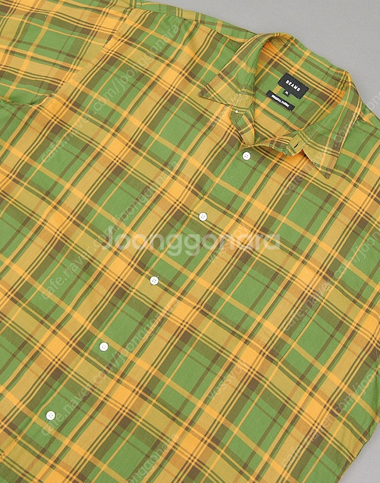 BEAMS JPN 빔즈 마드라스체크 워시드 릴랙스 이지...--9